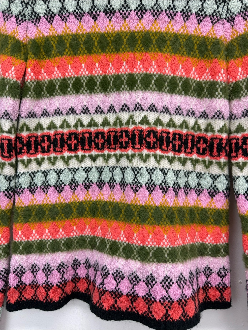 Maeve by Anthropologie size XS Women’s Multicolor Fair Isle Turtleneck Sweater - Picture 6 of 9